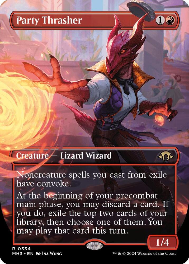 Party Thrasher (Borderless) (334) [Modern Horizons 3]