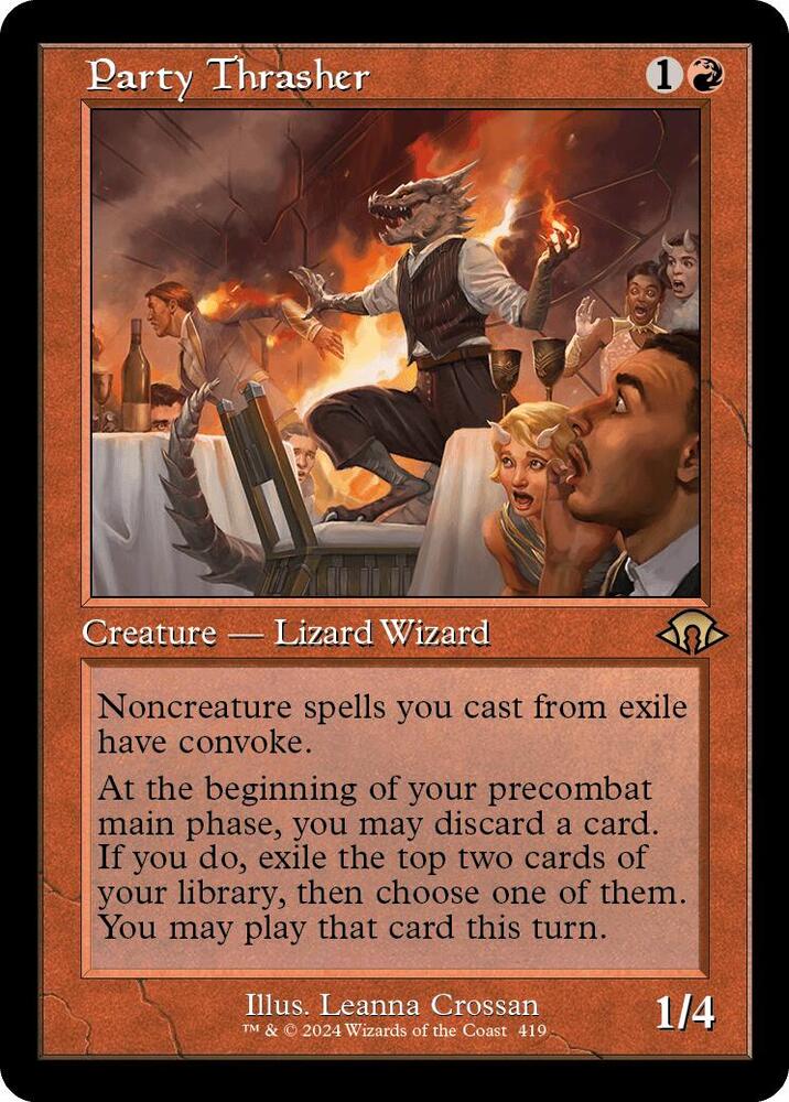 Party Thrasher (Retro Frame) (419) [Modern Horizons 3]