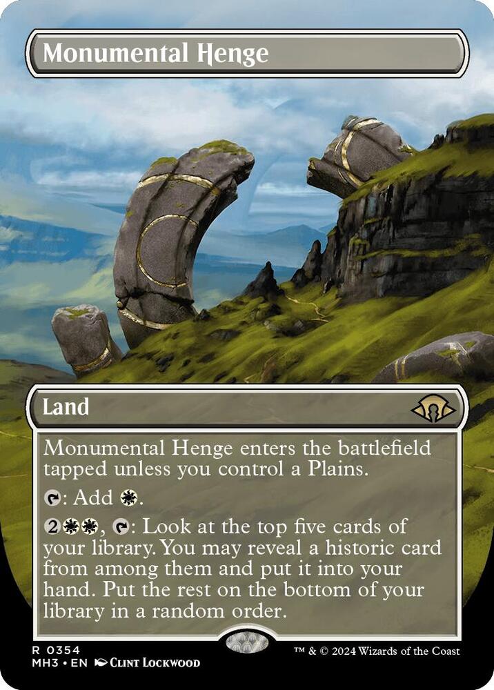 Monumental Henge (Borderless) (354) [Modern Horizons 3]