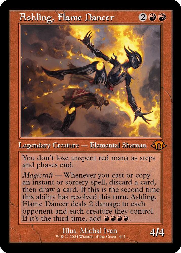 Ashling, Flame Dancer (Retro Frame) (415) [Modern Horizons 3]