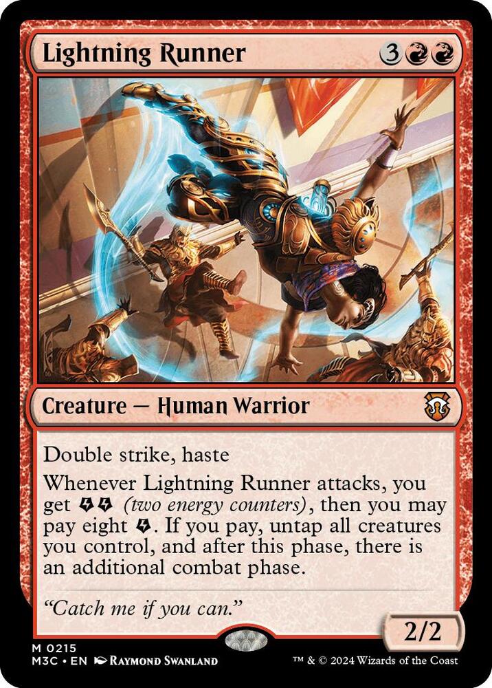 Lightning Runner (215) [Modern Horizons 3 Commander]