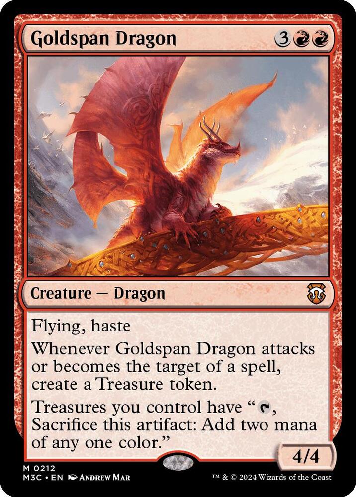 Goldspan Dragon (212) [Modern Horizons 3 Commander]