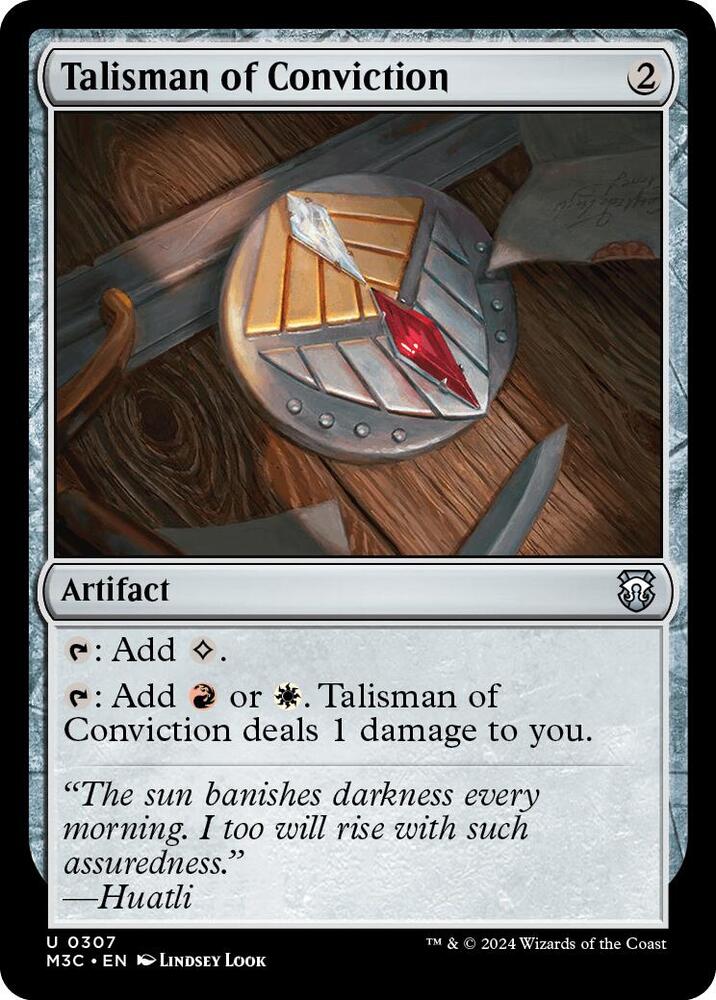Talisman of Conviction (307) [Modern Horizons 3 Commander]