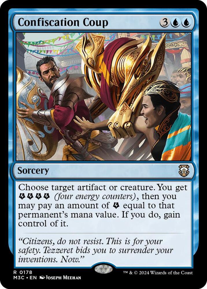 Confiscation Coup (178) [Modern Horizons 3 Commander]