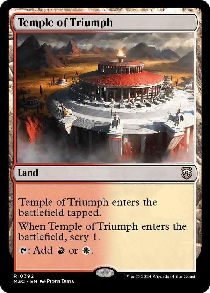 Temple of Triumph (392) [Modern Horizons 3 Commander]