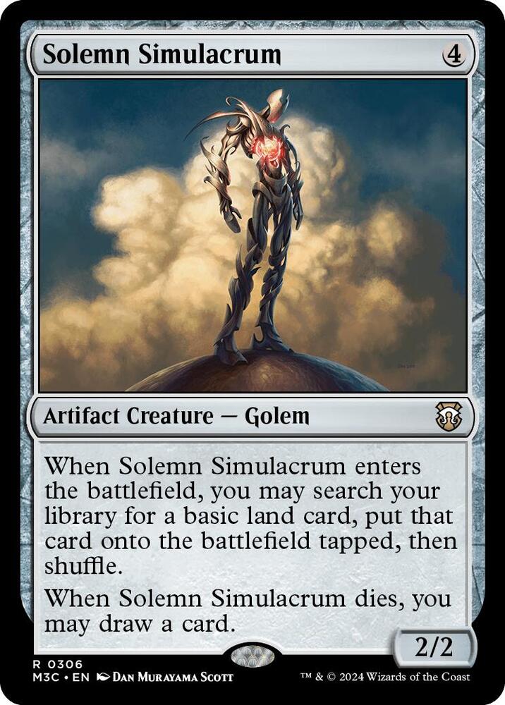 Solemn Simulacrum (306) [Modern Horizons 3 Commander]