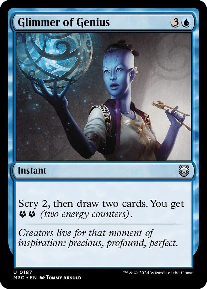 Glimmer of Genius (187) [Modern Horizons 3 Commander]