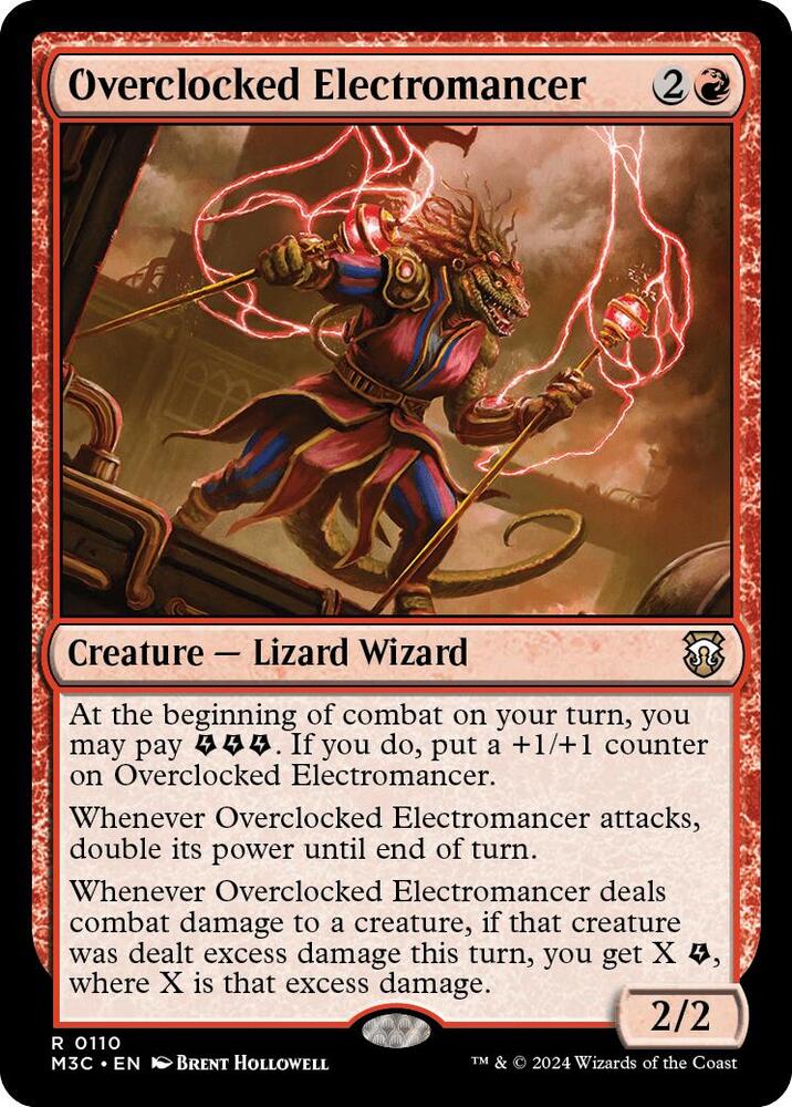 Overclocked Electromancer (110) [Modern Horizons 3 Commander]