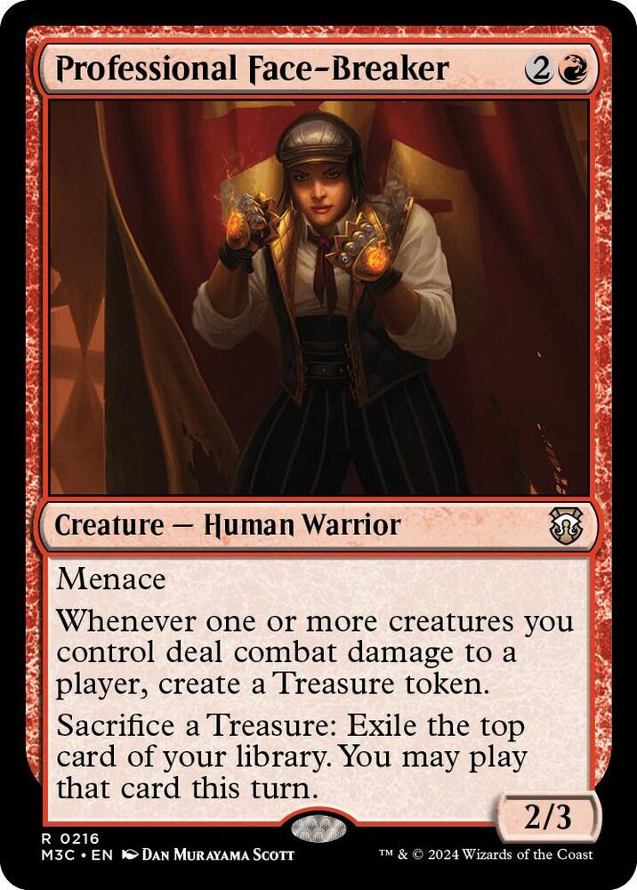 Professional Face-Breaker (216) [Modern Horizons 3 Commander]
