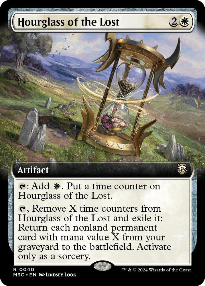 Hourglass of the Lost (Extended Art) (40) [Modern Horizons 3 Commander]