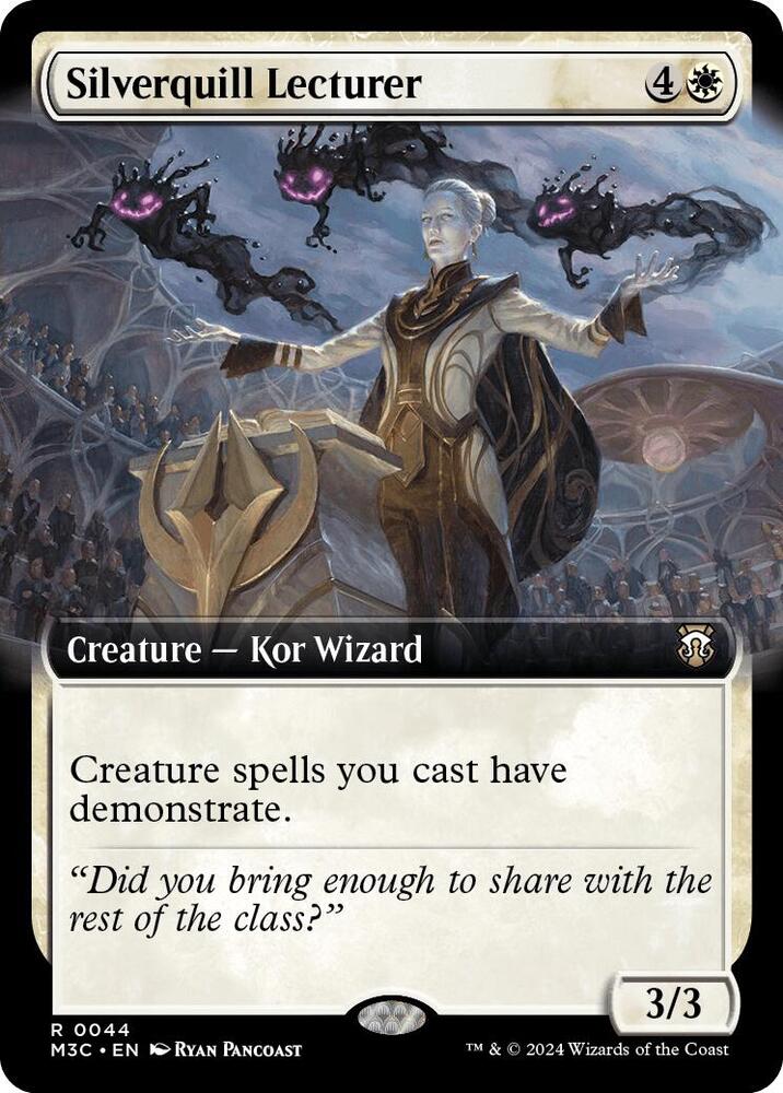 Silverquill Lecturer (Extended Art) (44) [Modern Horizons 3 Commander]