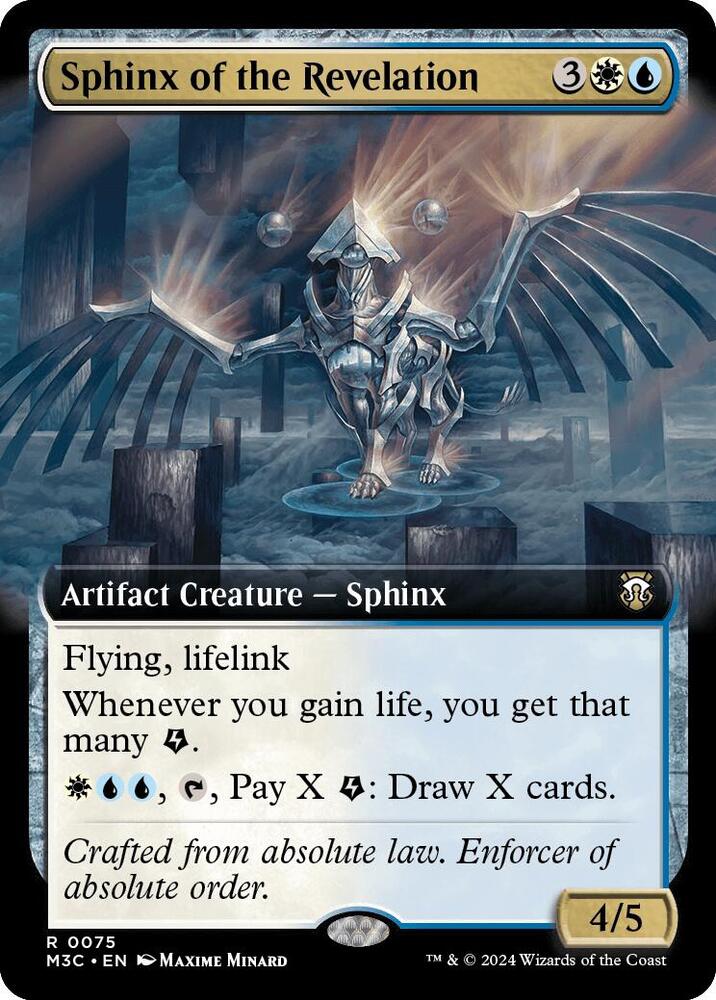 Sphinx of the Revelation (Extended Art) (75) [Modern Horizons 3 Commander]