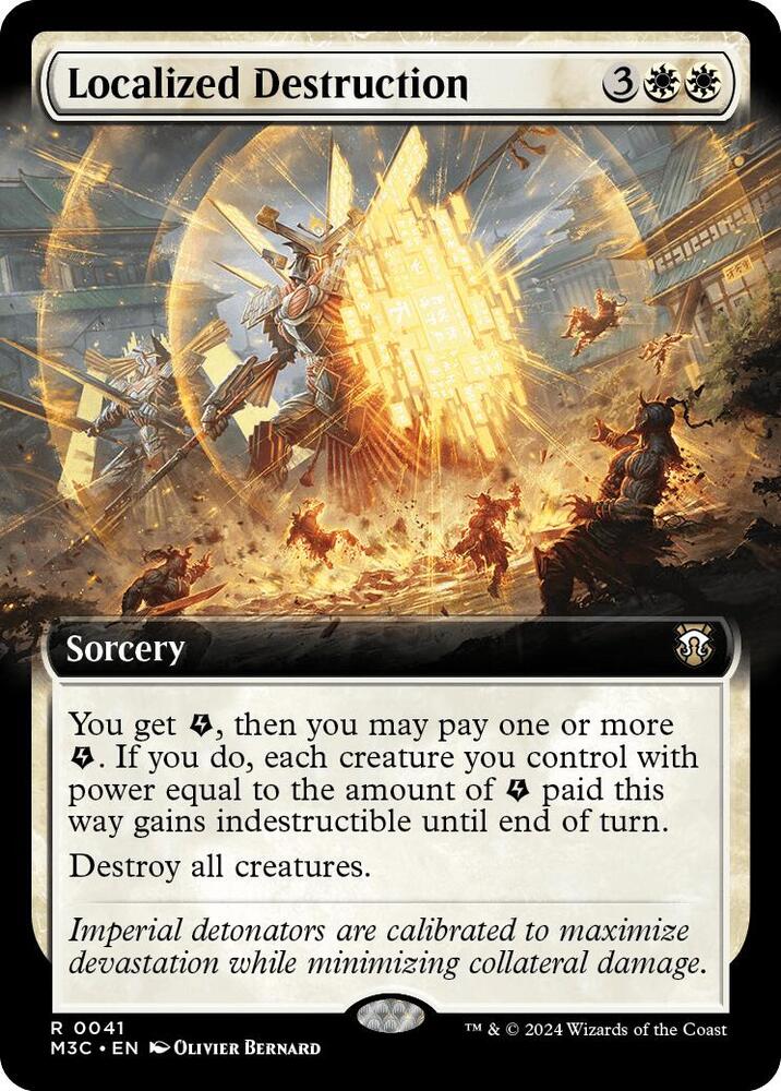 Localized Destruction (Extended Art) (41) [Modern Horizons 3 Commander]