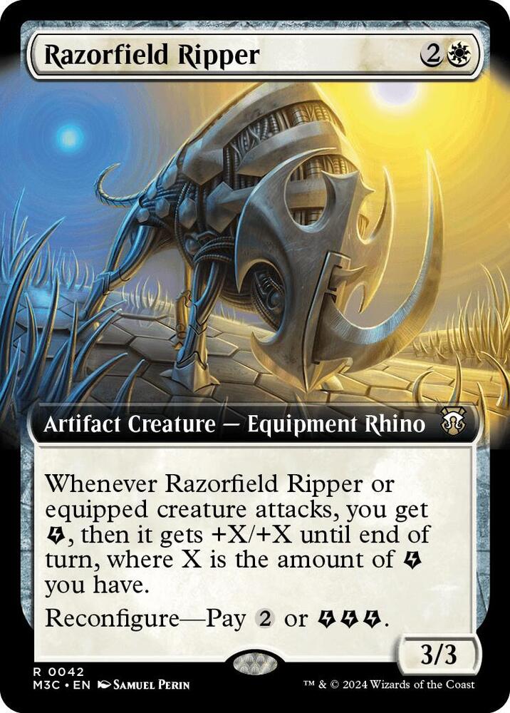 Razorfield Ripper (Extended Art) (42) [Modern Horizons 3 Commander]