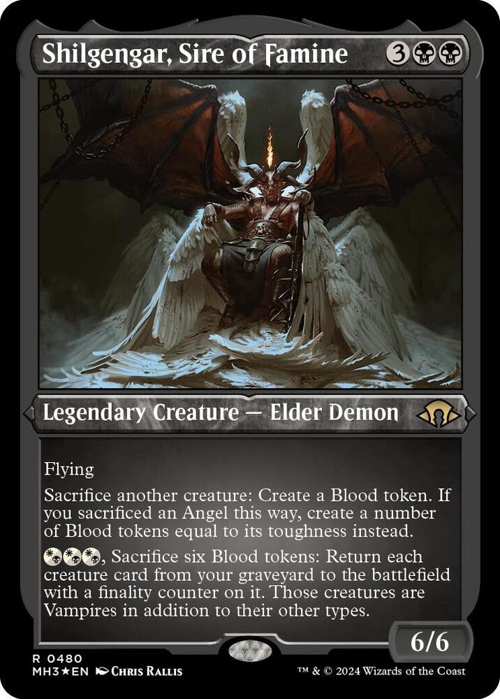 Shilgengar, Sire of Famine (Foil Etched) (480) [Modern Horizons 3]