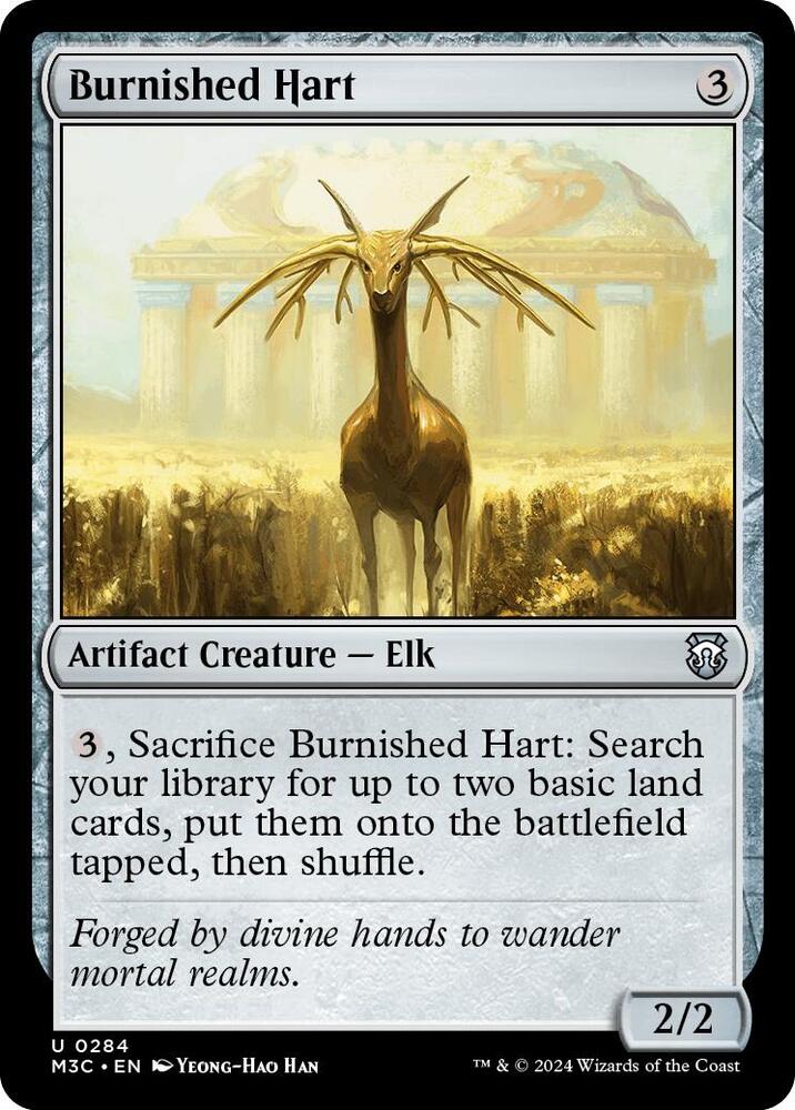 Burnished Hart (Ripple Foil) (284) [Modern Horizons 3 Commander]