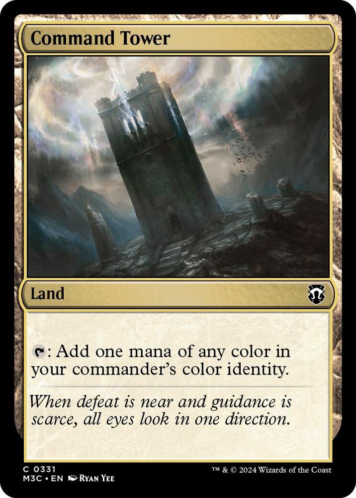 Command Tower (Ripple Foil) (331) [Modern Horizons 3 Commander]