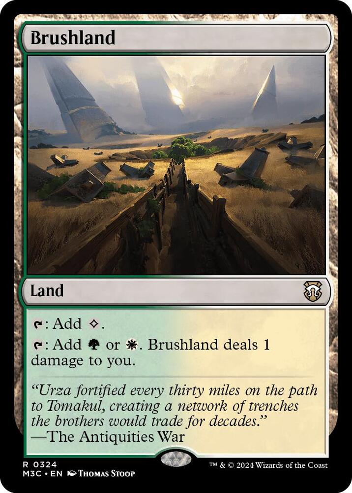 Brushland (324) [Modern Horizons 3 Commander]