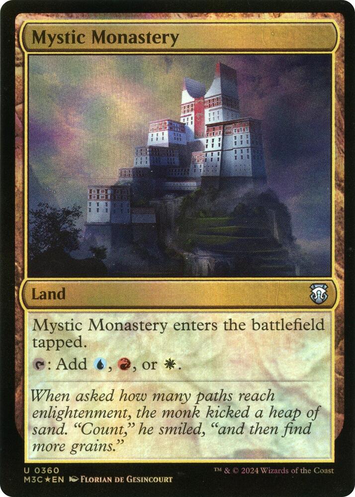 Mystic Monastery (Ripple Foil) (360) [Modern Horizons 3 Commander]