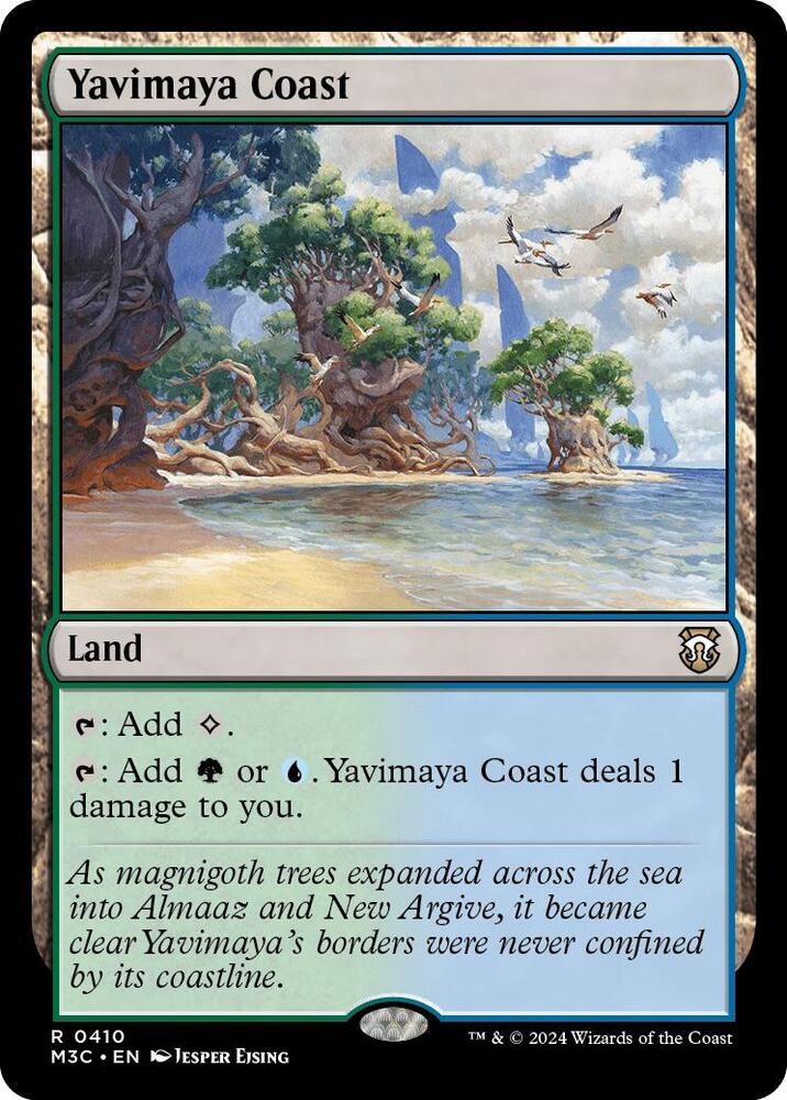 Yavimaya Coast (410) [Modern Horizons 3 Commander]