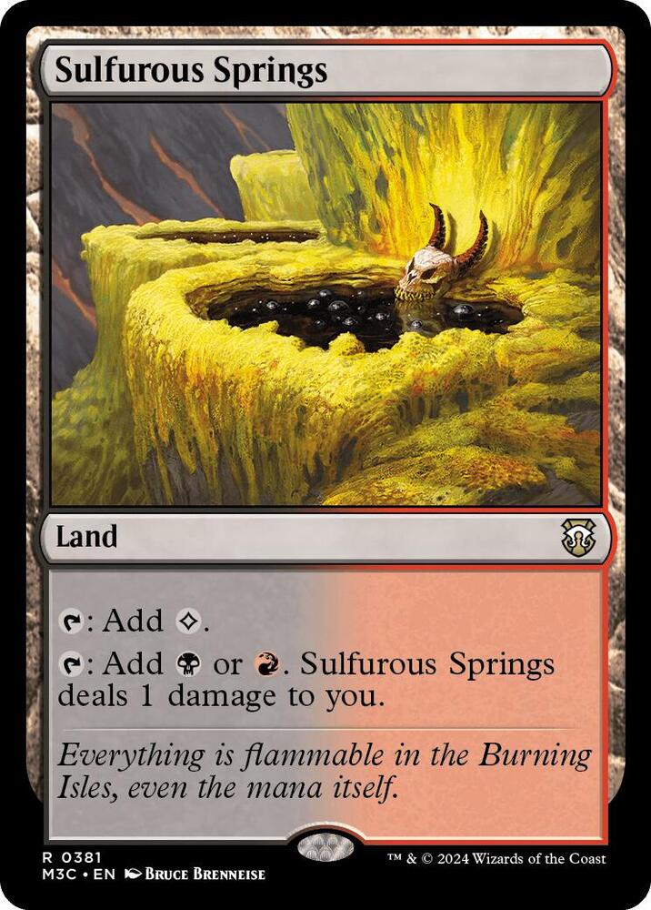 Sulfurous Springs (381) [Modern Horizons 3 Commander]