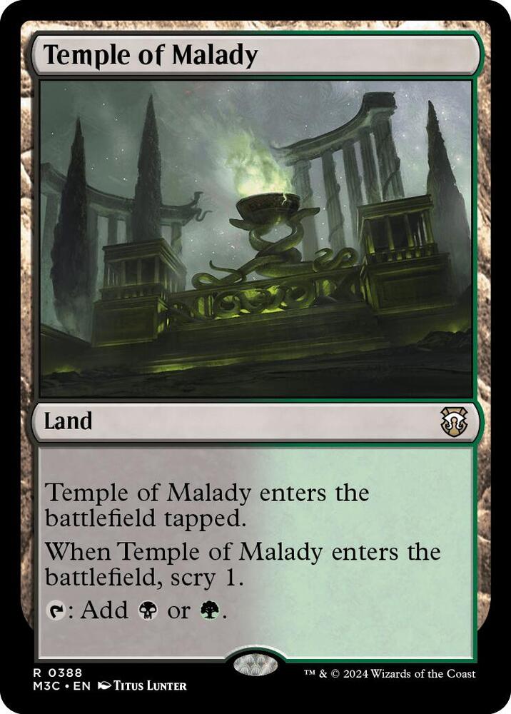Temple of Malady (388) [Modern Horizons 3 Commander]