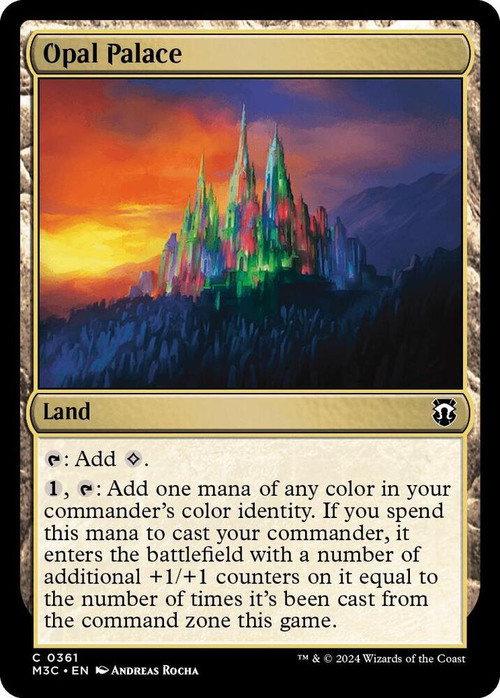 Opal Palace (361) [Modern Horizons 3 Commander]