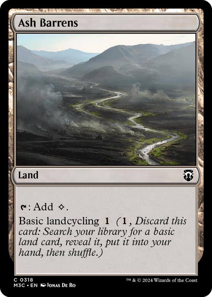 Ash Barrens (318) [Modern Horizons 3 Commander]