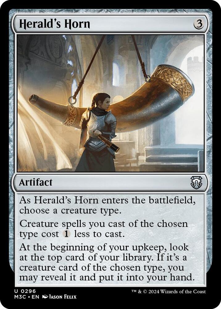 Herald's Horn (296) [Modern Horizons 3 Commander]