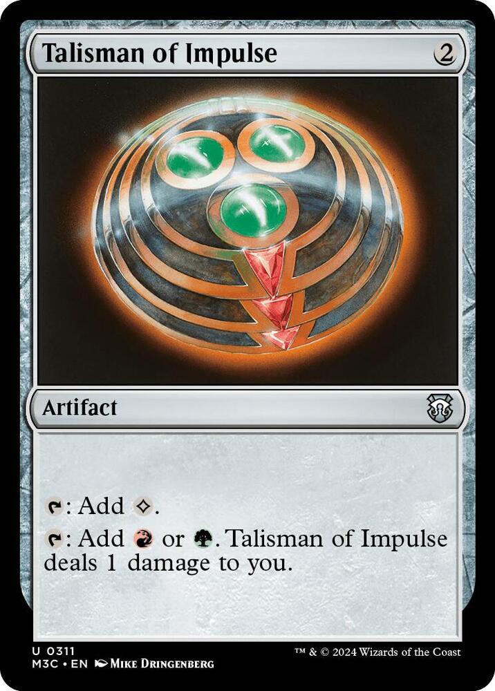 Talisman of Impulse (311) [Modern Horizons 3 Commander]
