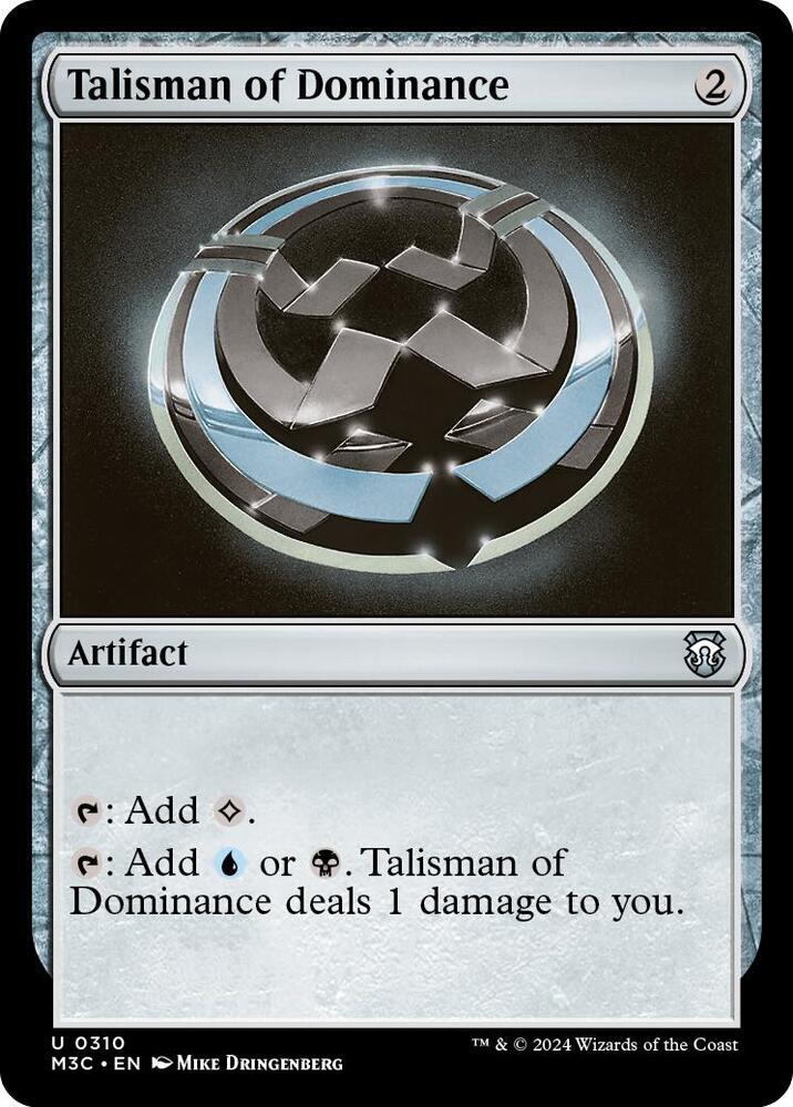 Talisman of Dominance (310) [Modern Horizons 3 Commander]