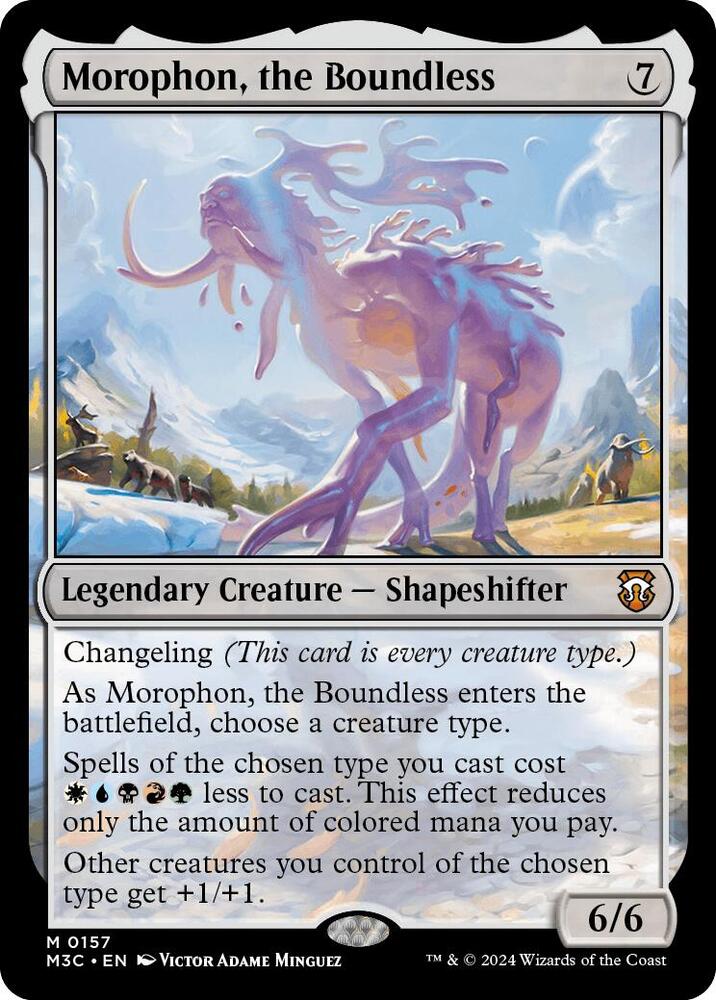 Morophon, the Boundless (157) [Modern Horizons 3 Commander]
