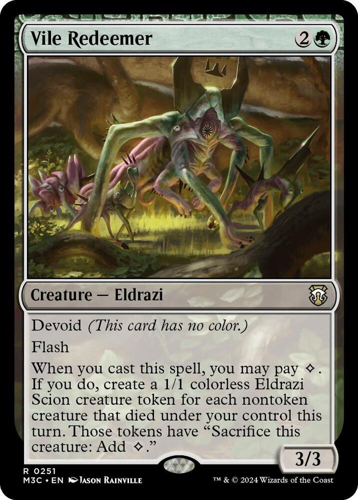 Vile Redeemer (251) [Modern Horizons 3 Commander]