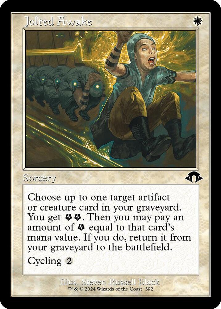 Jolted Awake (Retro Frame) (392) [Modern Horizons 3]