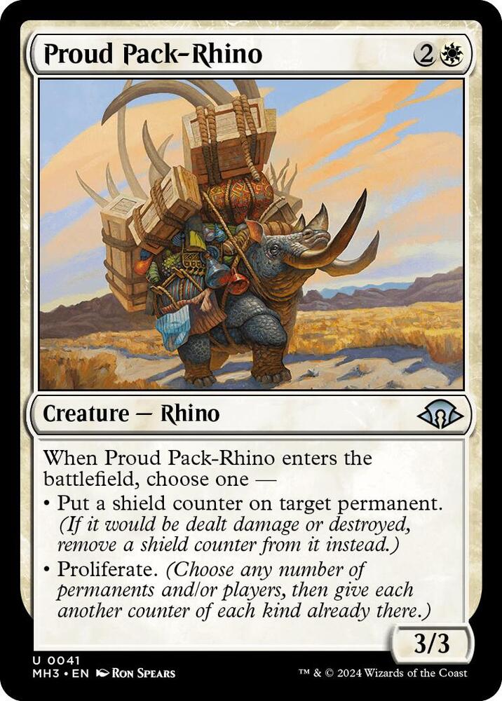 Proud Pack-Rhino (41) [Modern Horizons 3]