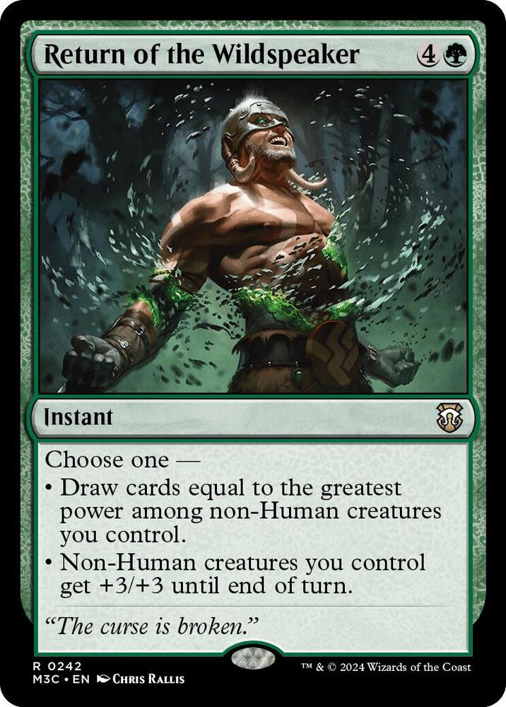 Return of the Wildspeaker (242) [Modern Horizons 3 Commander]