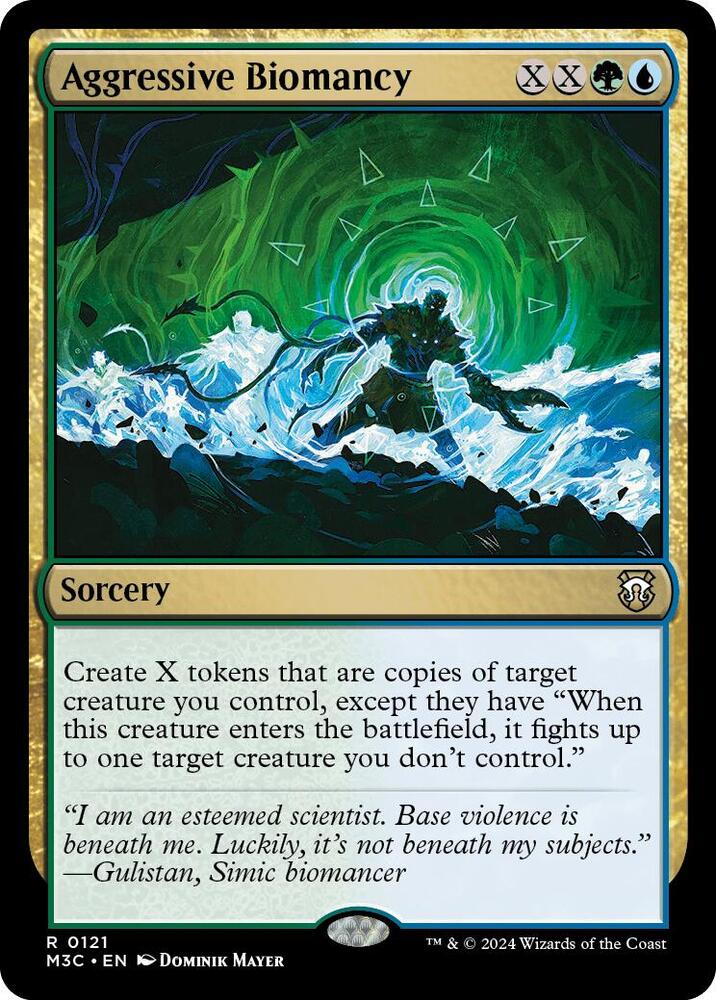 Aggressive Biomancy (121) [Modern Horizons 3 Commander]
