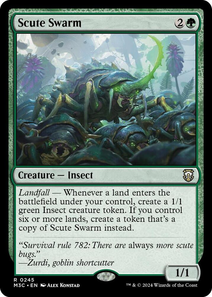 Scute Swarm (245) [Modern Horizons 3 Commander]