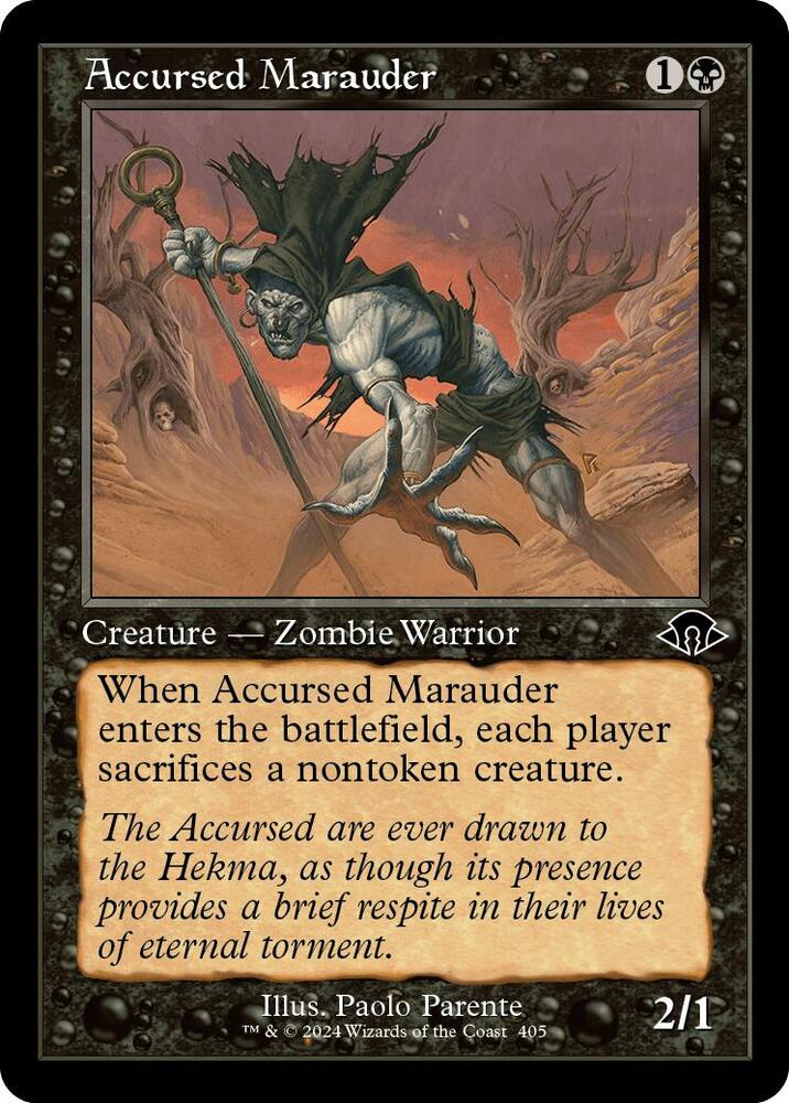 Accursed Marauder (Retro Frame) (405) [Modern Horizons 3]
