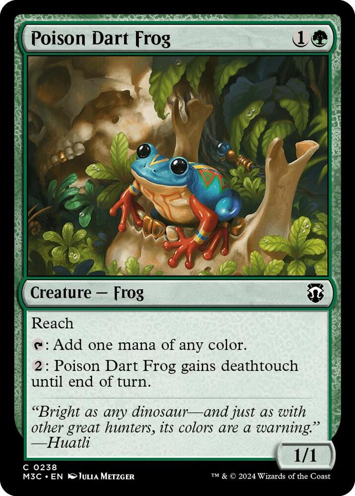 Poison Dart Frog (238) [Modern Horizons 3 Commander]