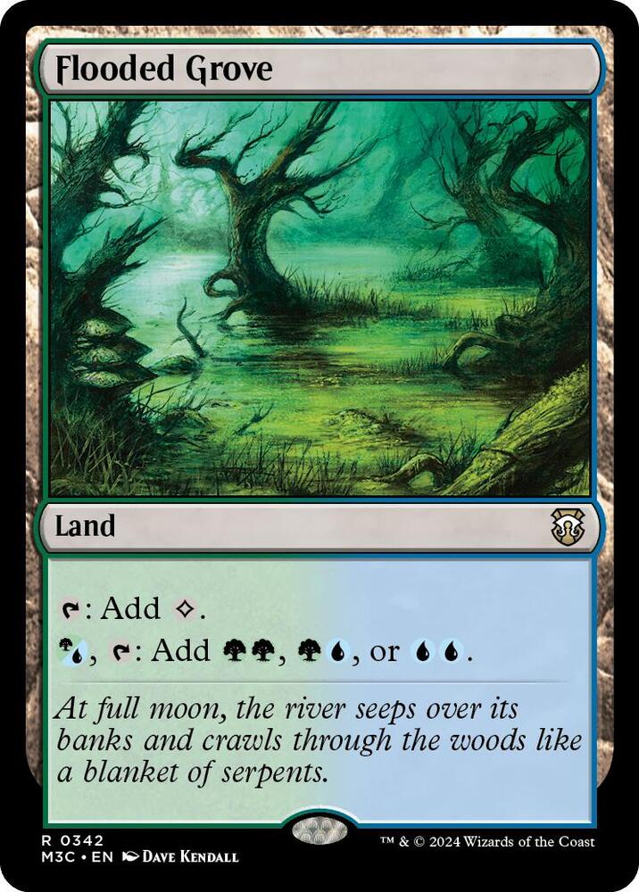 Flooded Grove (342) [Modern Horizons 3 Commander]