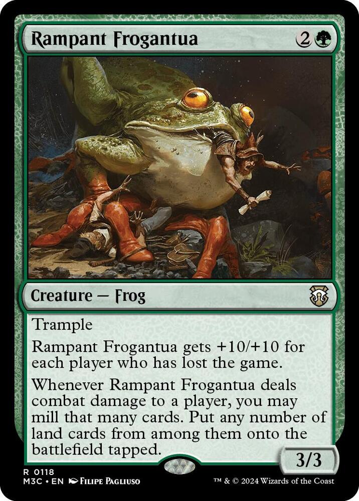 Rampant Frogantua (118) [Modern Horizons 3 Commander]