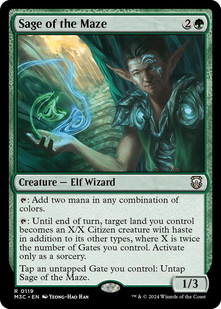 Sage of the Maze (119) [Modern Horizons 3 Commander]