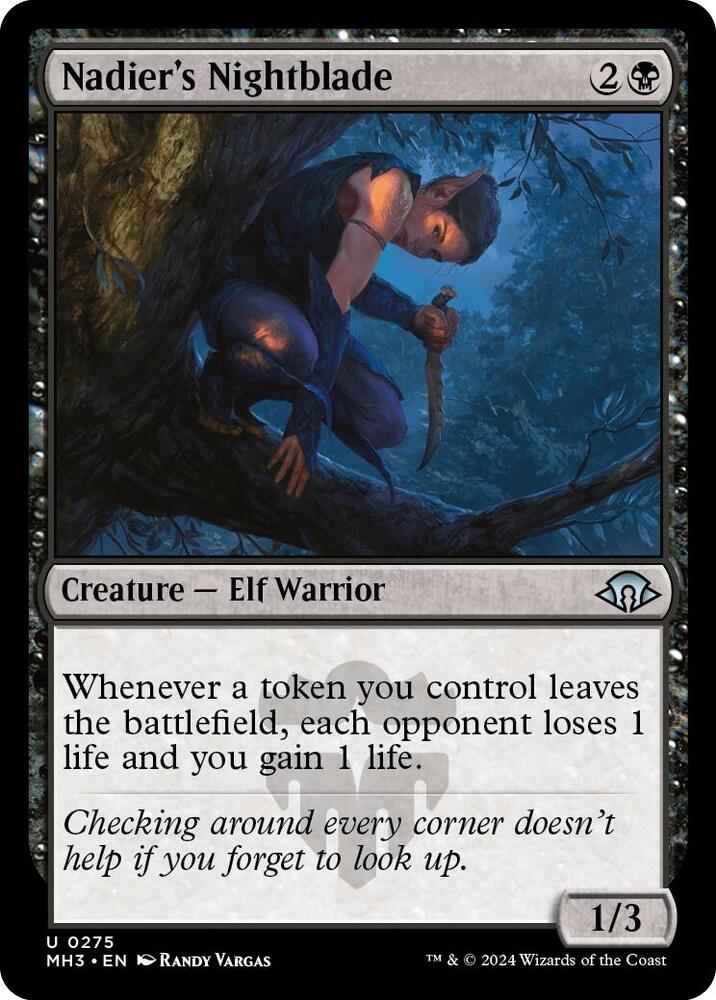 Nadier's Nightblade (275) [Modern Horizons 3]