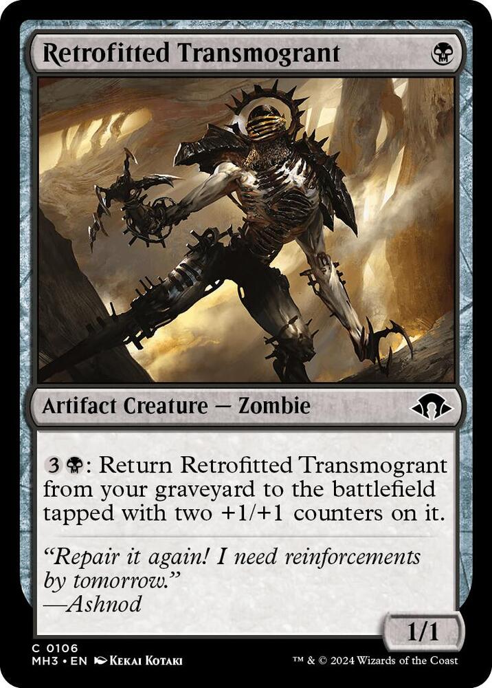 Retrofitted Transmogrant (106) [Modern Horizons 3]