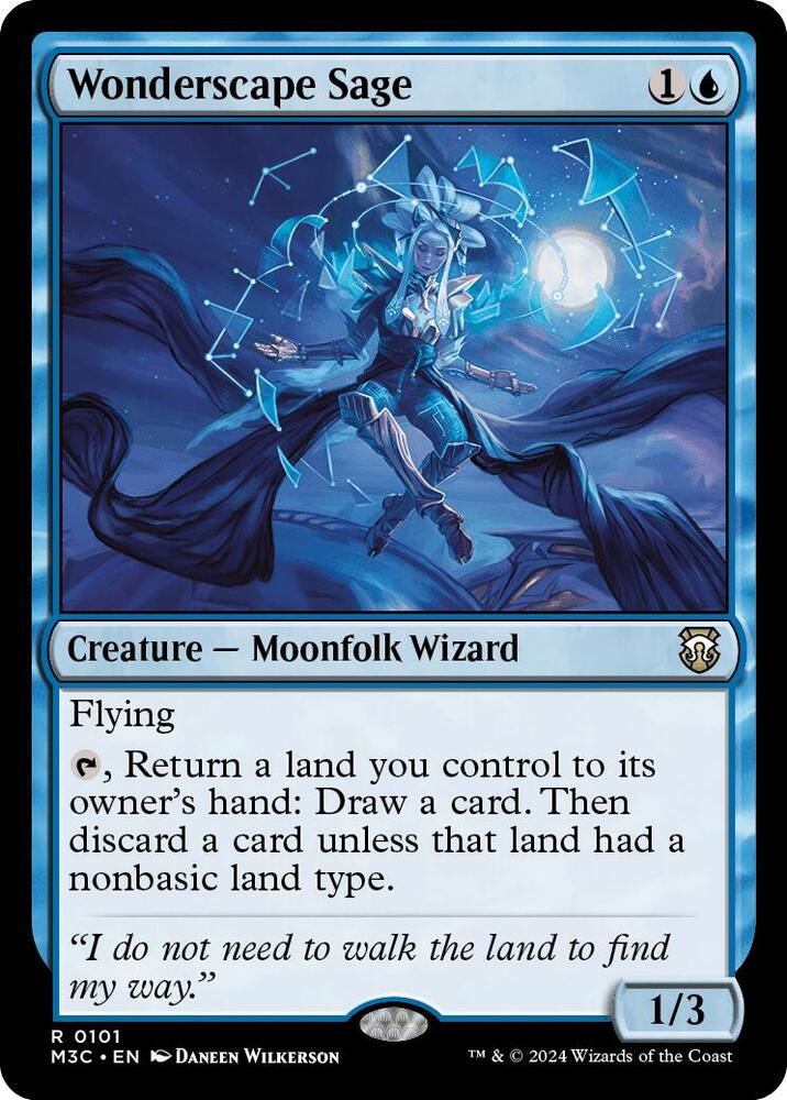 Wonderscape Sage (101) [Modern Horizons 3 Commander]