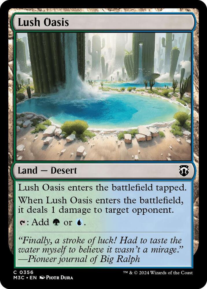 Lush Oasis (356) [Modern Horizons 3 Commander]