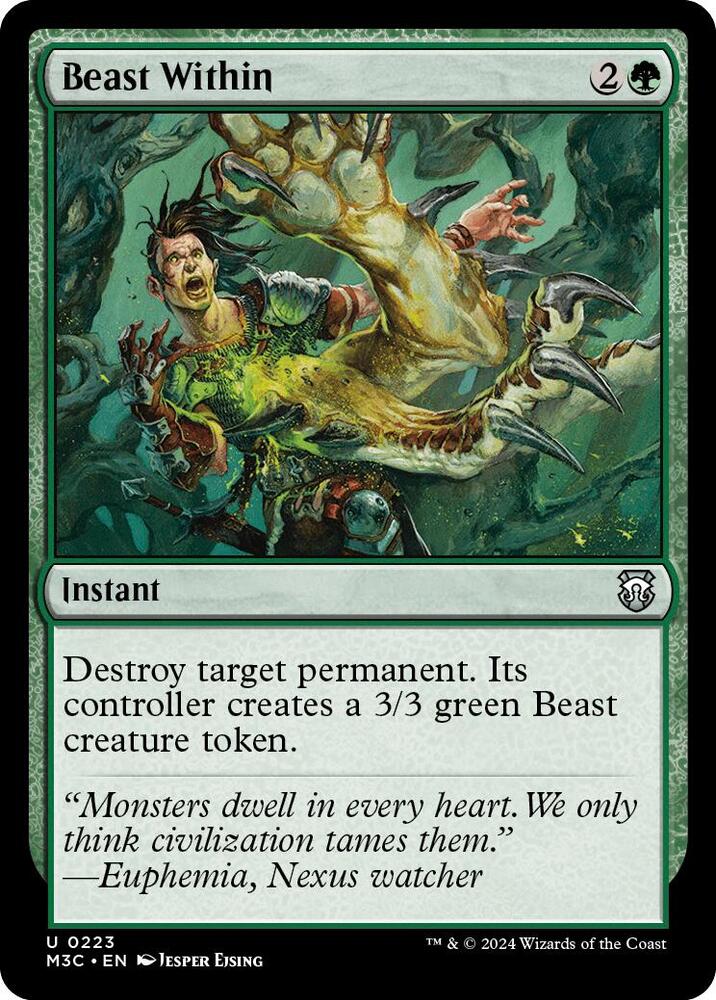 Beast Within (223) [Modern Horizons 3 Commander]