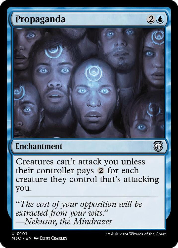Propaganda (191) [Modern Horizons 3 Commander]