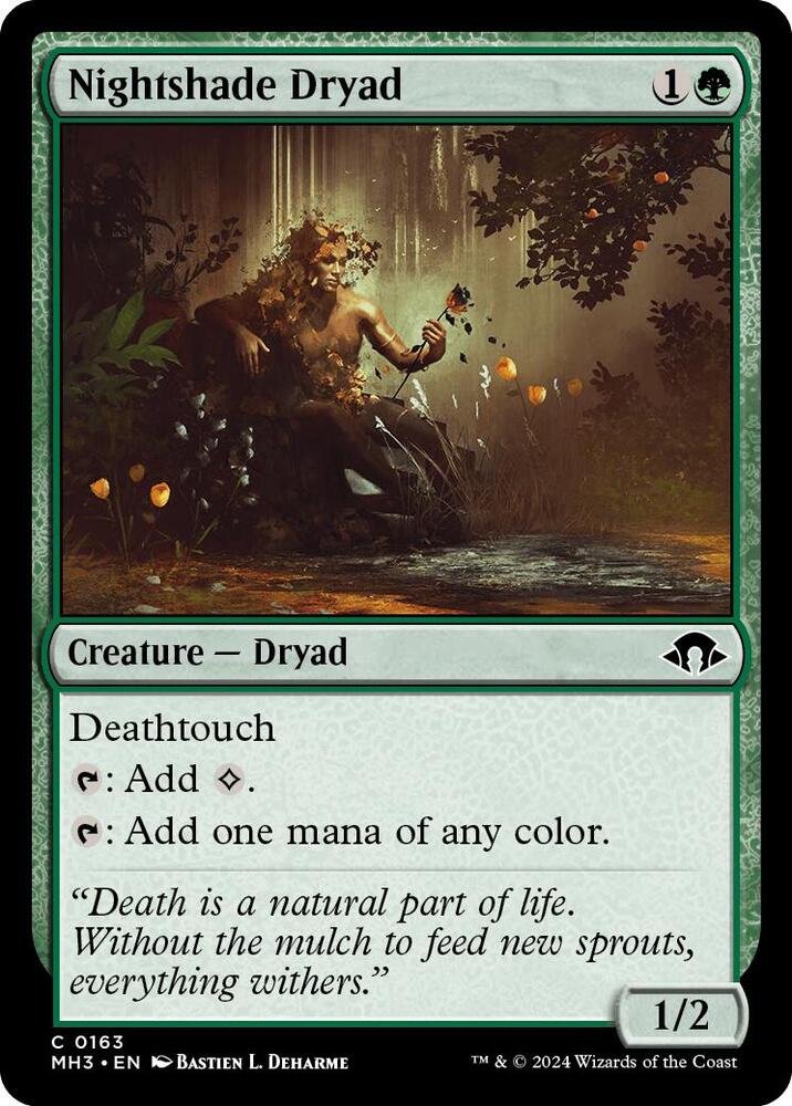 Nightshade Dryad (163) [Modern Horizons 3]
